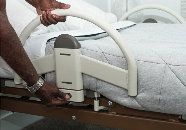 EZ Click Bed Rails for Hospital Style Profiling Beds