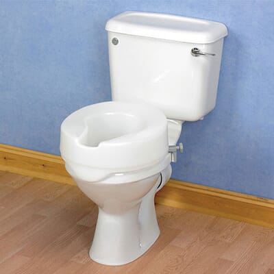 Ashby Easyfit Raised toilet seat available in 2, 4 and 6 inch raise
