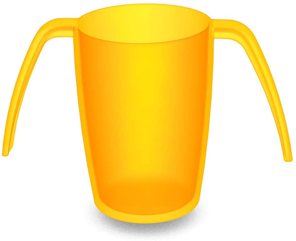 The yellow coloured Ergo Plus Cup