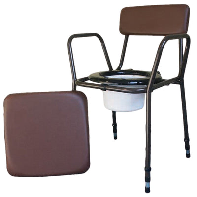Essex Height Adjustable Stacking Commode Chair