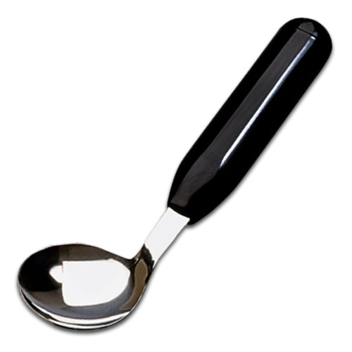 shows a left handed Etac Light Angled Spoons