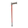 Red Adjustable Aluminium Walking Stick