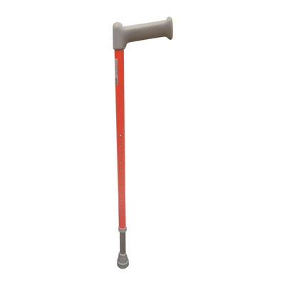 Red Adjustable Aluminium Walking Stick