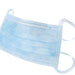 shows a contoured view of the surgical face mask
