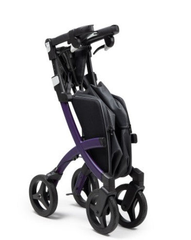 Rollz Flex Shopping Rollator with Classic Brakes - folded