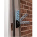 shows the Flip-A-Grip Support Handle in motion, demonstrating how it can be folded away when not in use