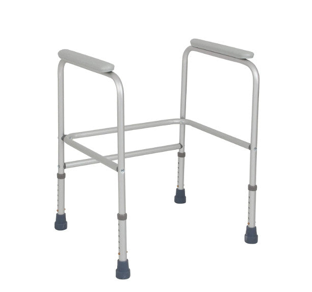 Homecraft Adjustable Aluminium Toilet Surround - Freestanding