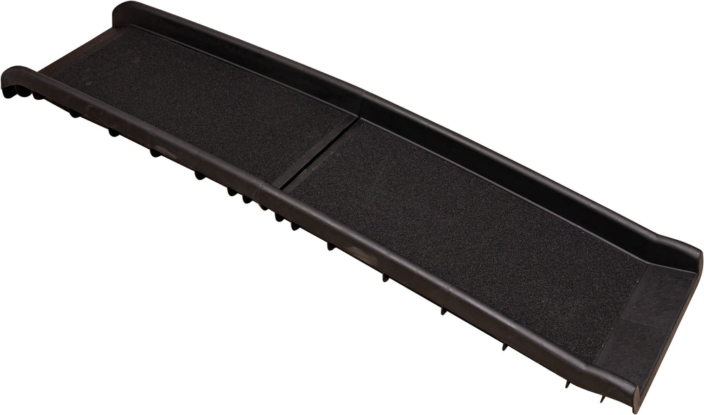 shows the folding dog ramp