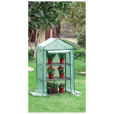 Mini Greenhouse with Shelves and PVC Cover