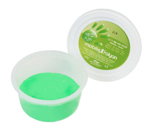The green coloured Therapy Putty