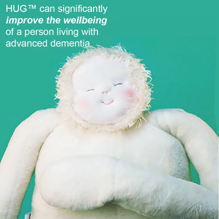 HUG can significantly improve the wellbeing of a person living with advanced dementia