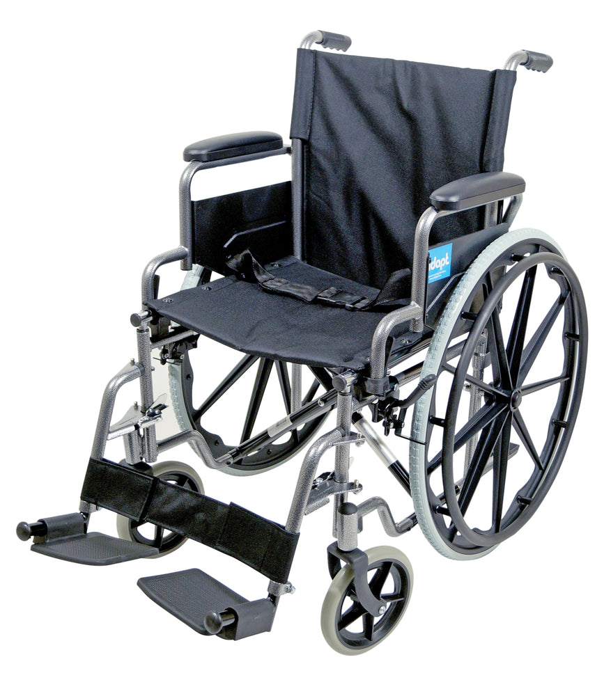 The Silver Self Propelled Steel Wheelchair