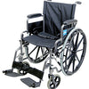 The Silver Self Propelled Steel Wheelchair