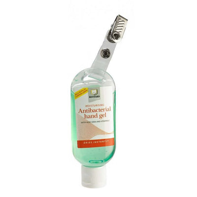 shows the Antibacterial Hand Gel with Clip