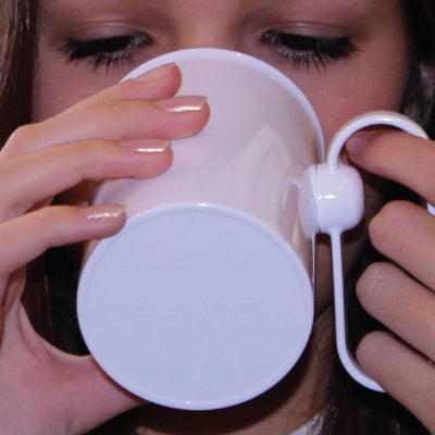 Handsteady Drinking Aid in use