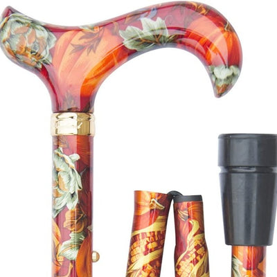 the image shows the autumn harvest  festival folding fashion derby cane