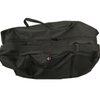 shows the Rollator Storage Bag from above, showing the double zip and carry straps