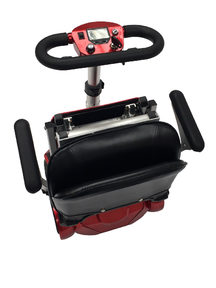 the image shows the autofold elite scooter from the top