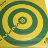 The yellow kurling target mat