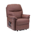 Lars Single Motor Rise and Recline Chair - Burgundy