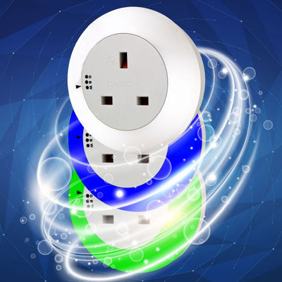 the image shows the Lifemax plug through nightlights