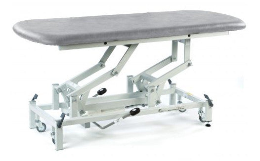 the image shows the light grey coloured therapy hygiene table