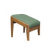 shows the green dartmouth footstool