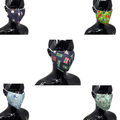 Christmas Face Masks- Various Designs - Washable