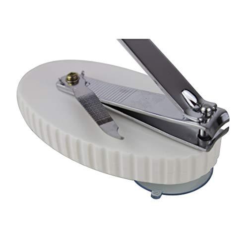 Suction Base Nail Clipper and File with or without magnifier