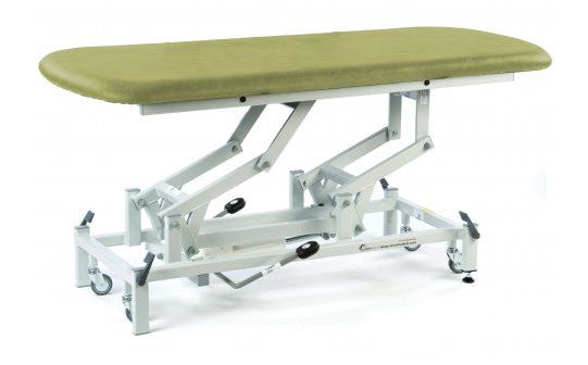 the image shows the olive coloured therapy hygiene table
