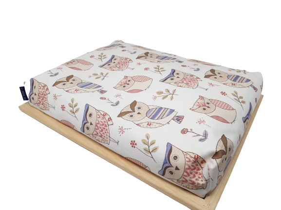 Lap Tray with Bean Bag Cushion – Owl – the underside