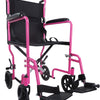 The Pink Steel Compact Transport Wheelchair