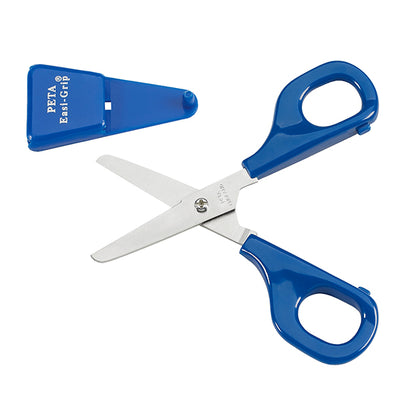 the image shows the child self opening scissors