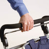 Picture highlighting that the Lets Go Indoor Rollator Accessories do not impede the functionality of the rollator