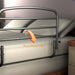 Picture highlights 30 Inch Safety Bed Rail with its pivotable 180 degree rail
