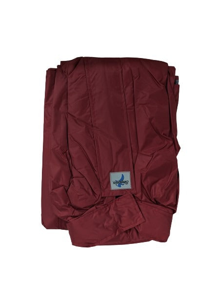 The Burgundy Lined Scooter Coat