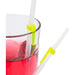 Pat Saunders One Way Drinking Straws - one x 7 inches, one x 10 inches - pack of 2 straws