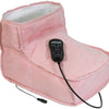 Heated-foot-warmer-with-massage-option-pink