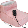 Heated-foot-warmer-with-massage-option-pink