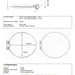 Prima Derby Raised Toilet Seat - Measurements