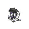 Days Escape Lite Self-Propelled Wheelchair – Wide Purple Folded