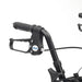 A close up of the brake on an R8 Aluminium 4 Wheel Rollator/Walker