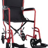 The Red Steel Compact Transport Wheelchair