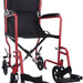 The Red Steel Compact Transport Wheelchair