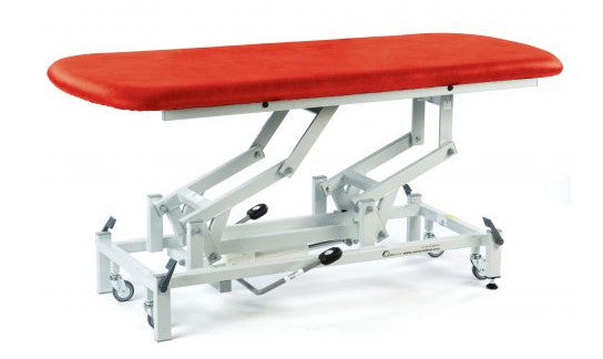 the image shows the red therapy hygiene table