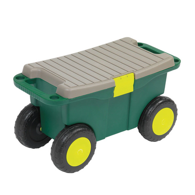 Garden Roller Stool Toolbox and Seat