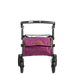 shows the purple small rollz flex shopping rollator