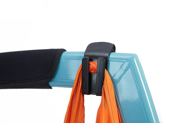shows the shopping bag holder included in the Rollz 3-in-1 Wheelchair Accessory Package