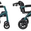 shows a side view of the rollz motion performance as a rollator and as a wheelchair