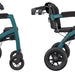 shows a side view of the rollz motion performance as a rollator and as a wheelchair